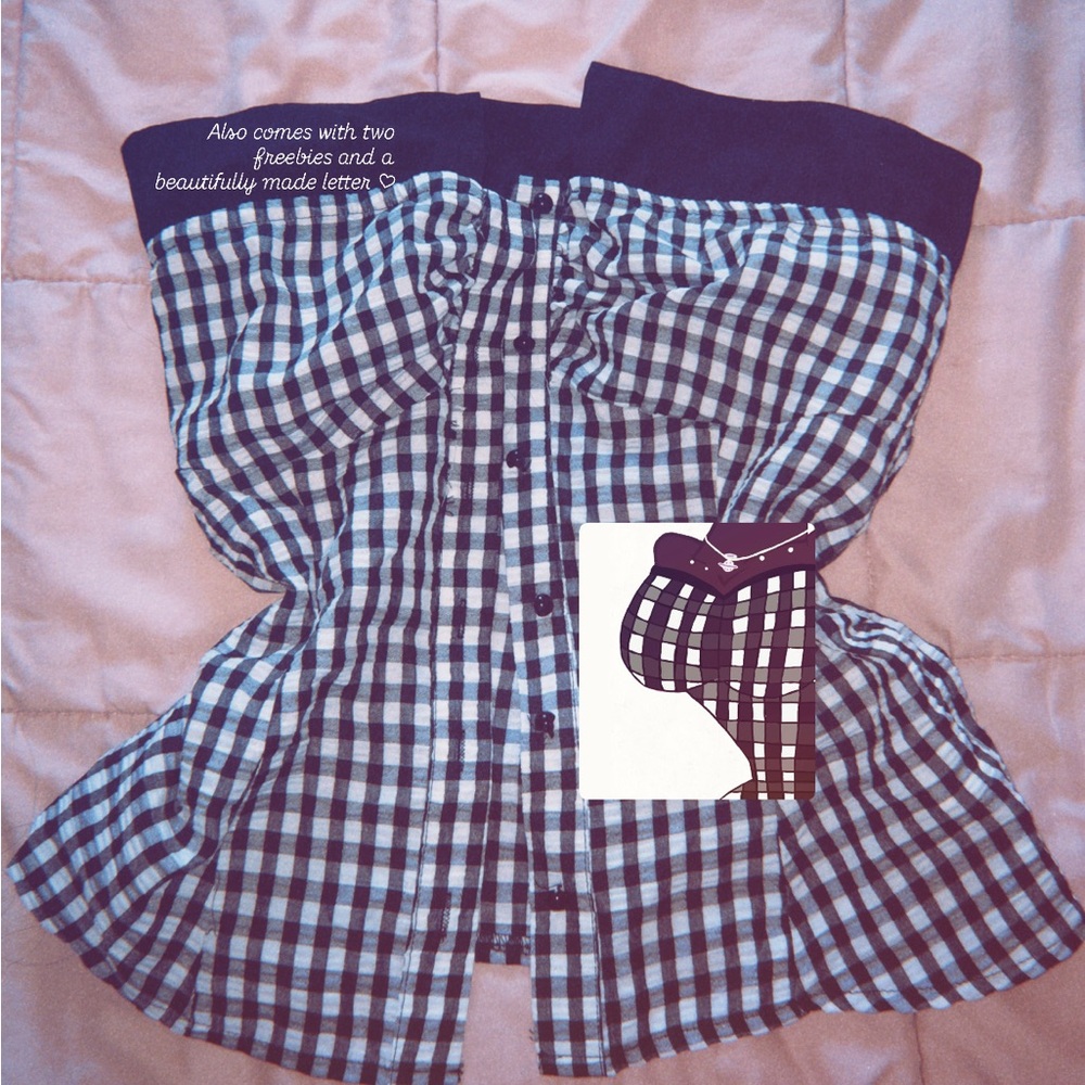 Women's Checkered Button Down Shirt